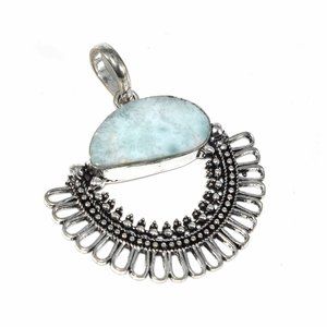 Genuine Larimar pendant